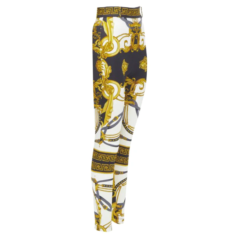 Versace Rodeo Barocco harness legging pants Online Boutiques Best