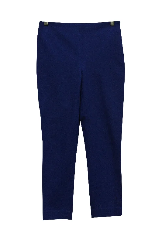 Joseph Tailored Pants in Blue Viscose Weekend Sale