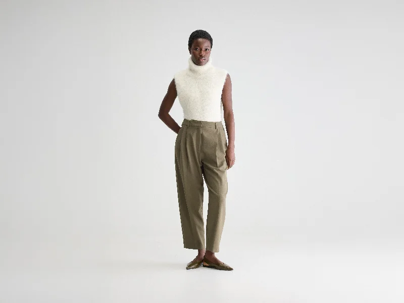 Valdo tailored trousers (251 / W / FOREST) Women's Clothing Apparel