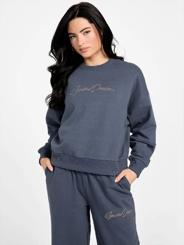 Milia Crewneck Pullover Casual Fashion Trends for Women