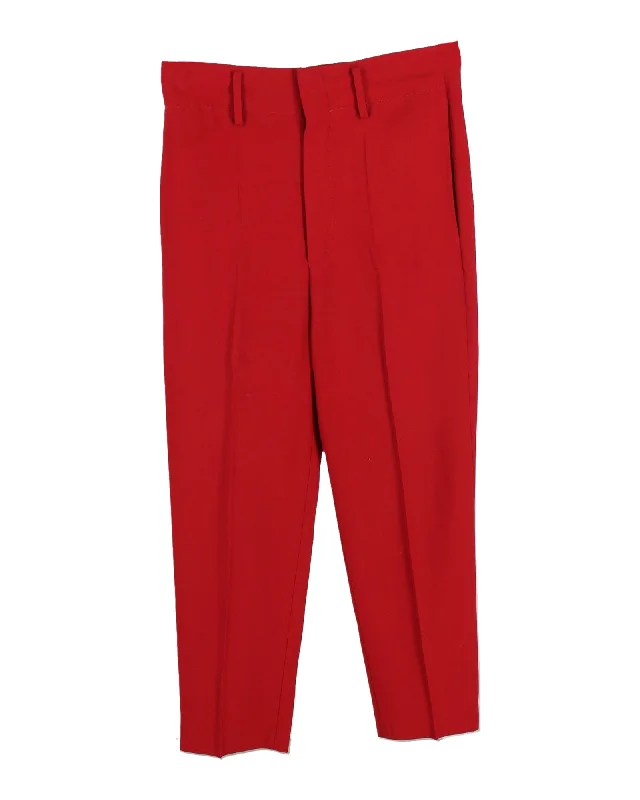 Isabel Marant Étoile Trousers in Red Cotton Affordable Women's Clothing Sale Online