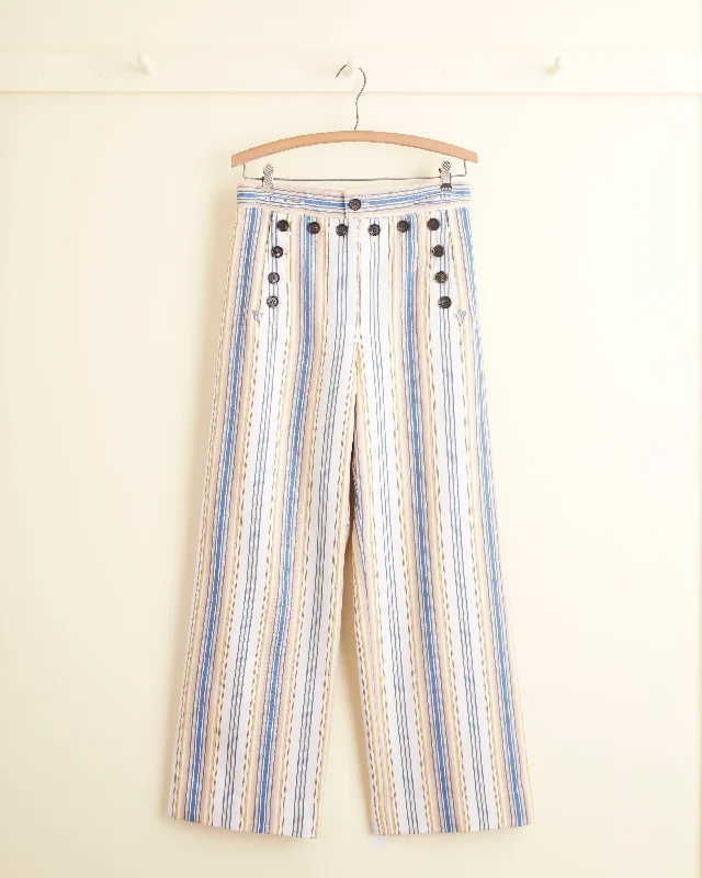 Riviera Stripe Trousers Timeless Women's Clothes