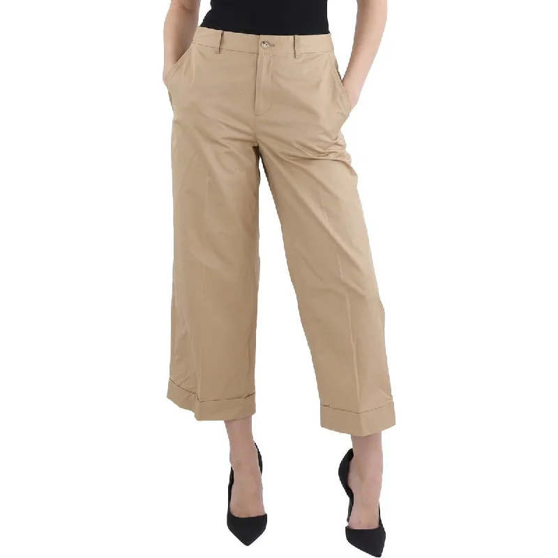 Womens Cropped Pleated Cropped Pants Sales For Clothes