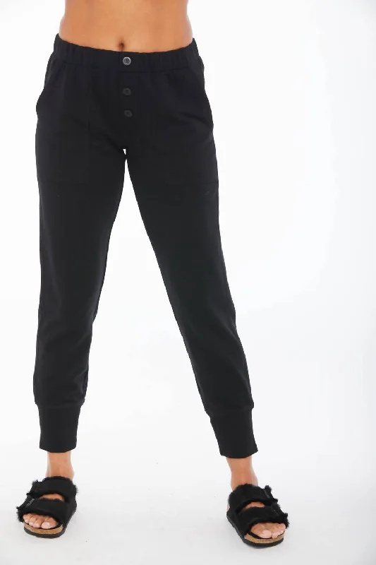 Brynn Jogger In Black End of Season Sale