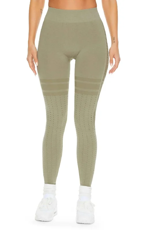 Game Day Seamless Leggings In Granite Melange Women's Clothing Brands