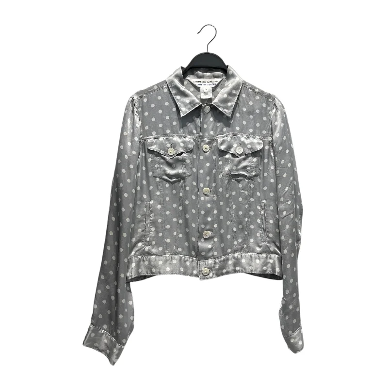 COMME des GARCONS/Jacket/L/Polka dot/Silk/SLV/ Women's Comfy Attire For Lounging