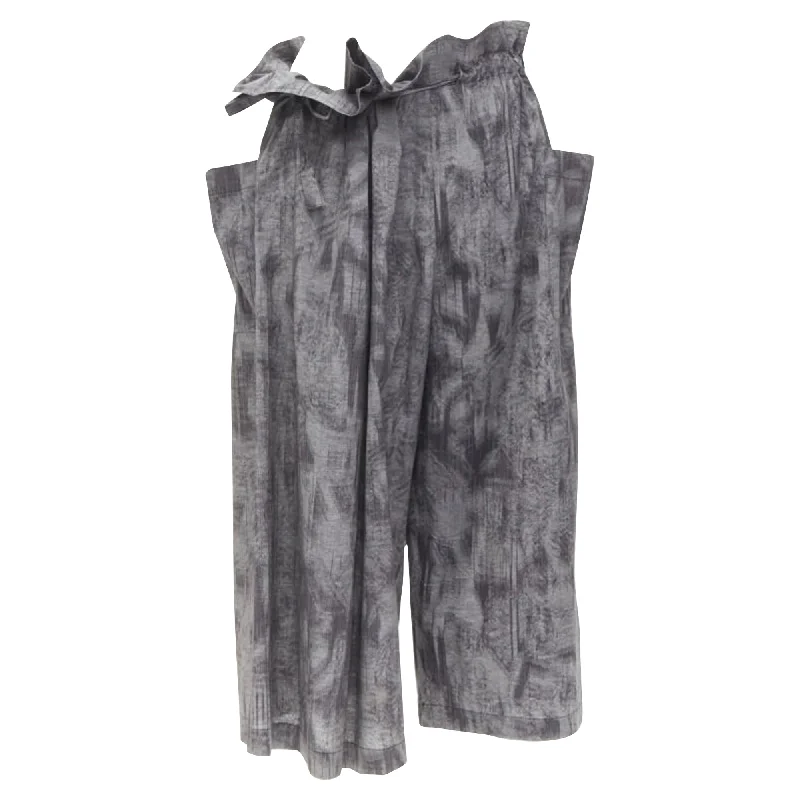 Comme Des Garcons Tricot oversized tie waist asymmetric pants Timeless Women's Clothes