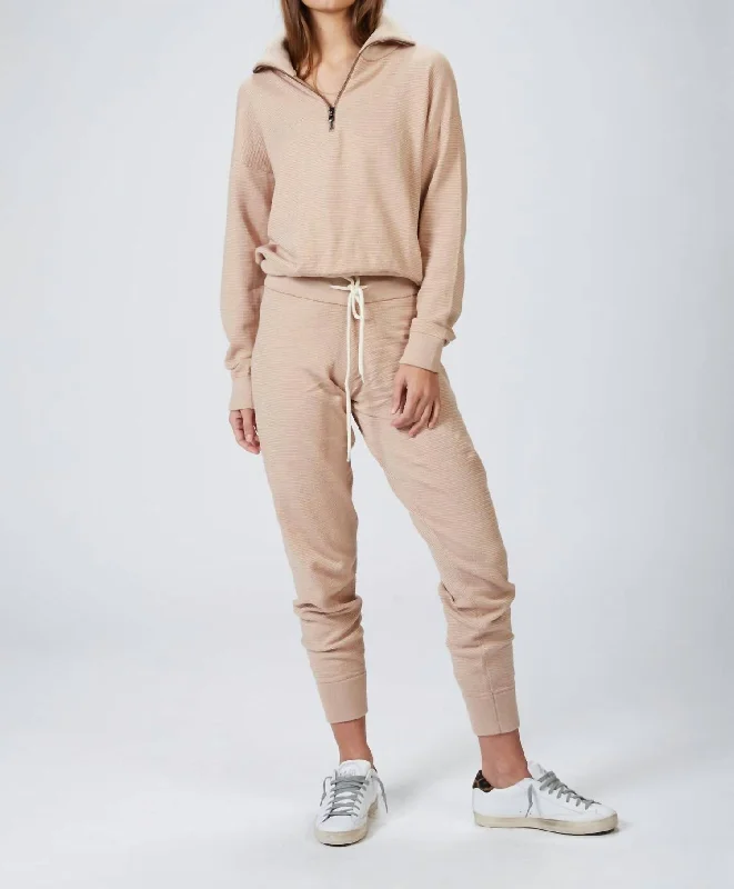 Alice Knit Sweatpants In Praline Ivory Women Wear Online