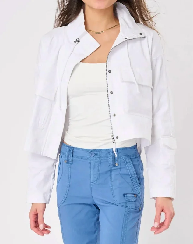 Umi Jacket In White Chic Women's Clothing