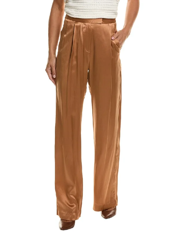 THE SEI Silk Wide Leg Pant Women Wear Boutique