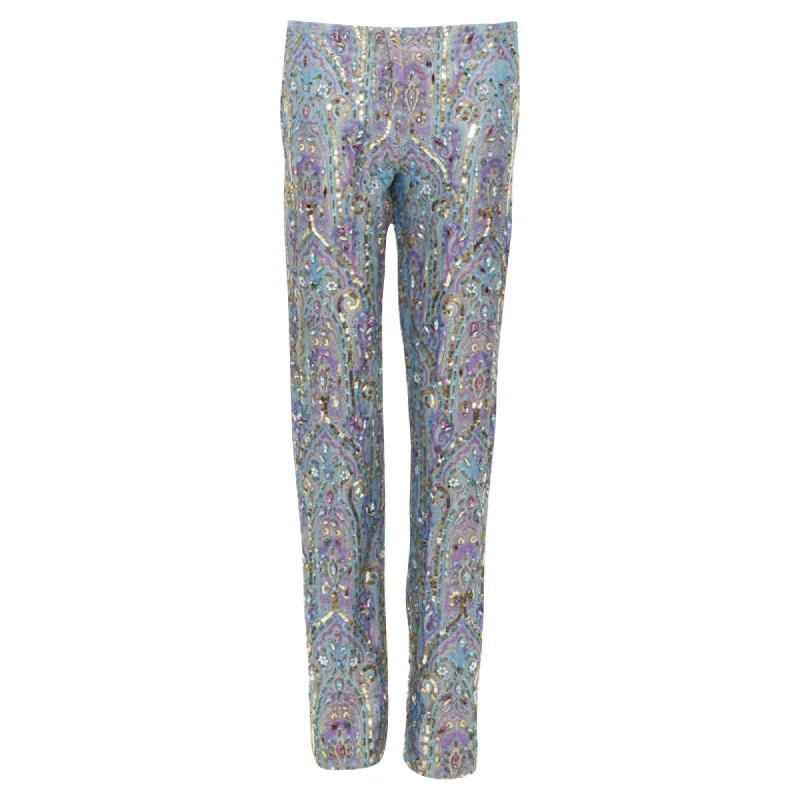 Dolce & Gabbana iridescent jewel embellished pants Casual Clothing For Women