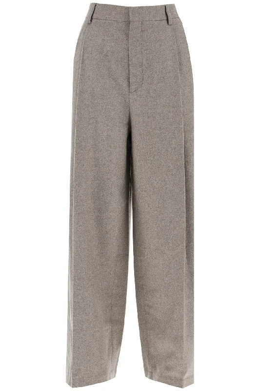 Filippa K Women's Wide Leg Flannel Trousers For Men Or Casual Clothes For Women