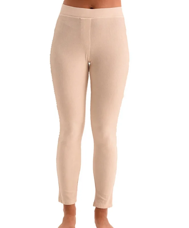 Mid Rise Jegging In Oatmeal Women's Clothing Apparel Sets