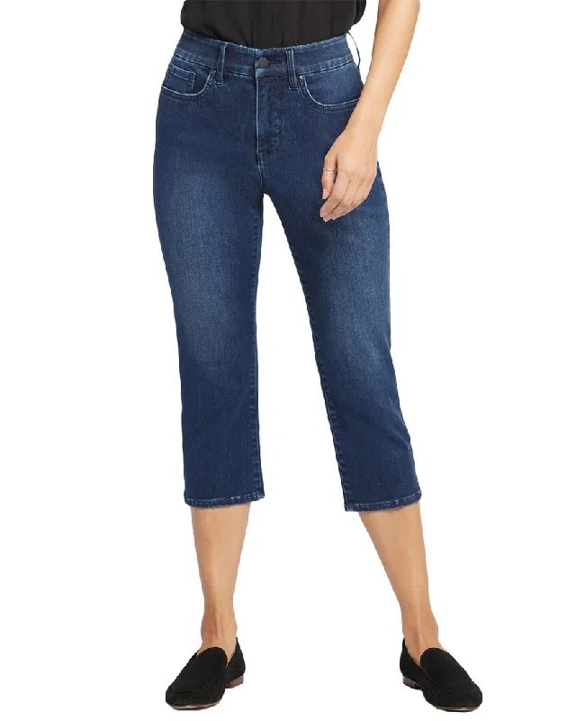 NYDJ Waist Match Slim Straight Crop Prospect Jean Women's Transitional Garments