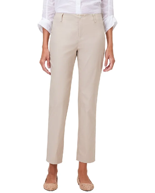 NIC+ZOE Polished Wonderstretch Straight Pocket Pant Women's Stylish Professional Garments