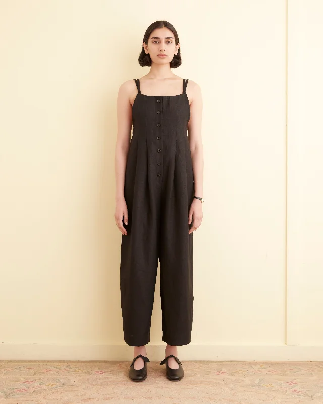 Linen Gardner Jumpsuit Women's Clothing For Outdoor Activities