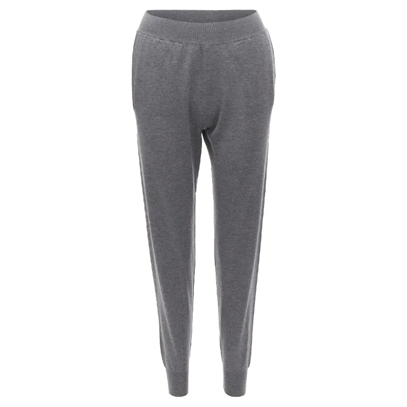 Stella McCartney wool blend mid waist casual knitted pants Women's Clothes For Work Events