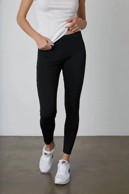 Jillette Legging In Black Women's Street Style Casual Wear