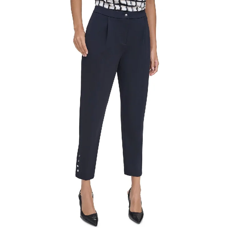 Womens Wear To Work Button Trim Dress Pants Boutique Dress Online