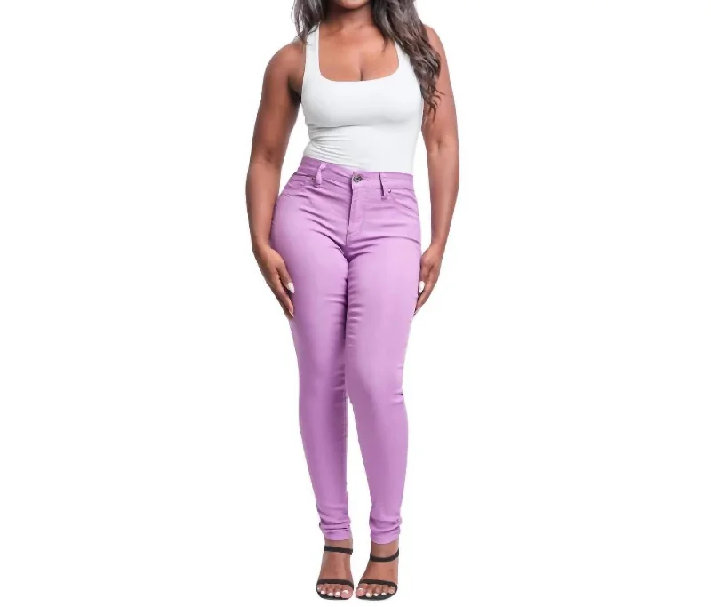 Junior Mid-Rise Skinny Jeans In Hydrangea Affordable Online Boutique